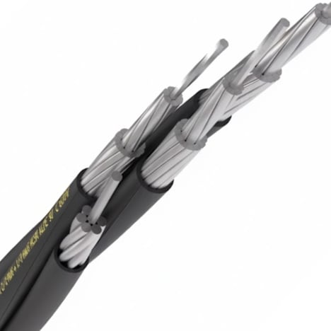 CABLE TRIPLEX 2X2 AWG+2 AWG ACSR AISLADO XLP 600V FCL