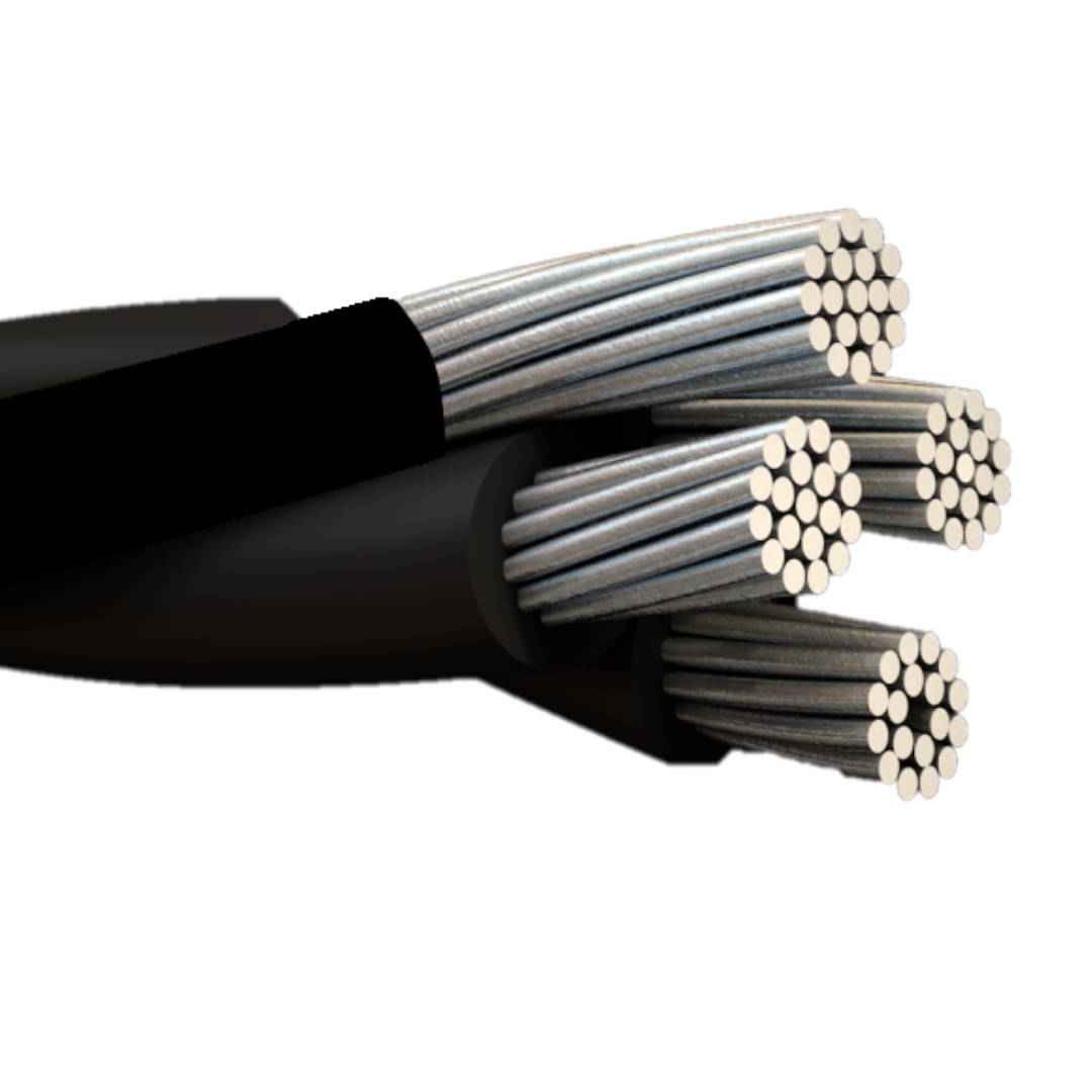  Cable cuadruplex calibre 3x1/0+1/0 