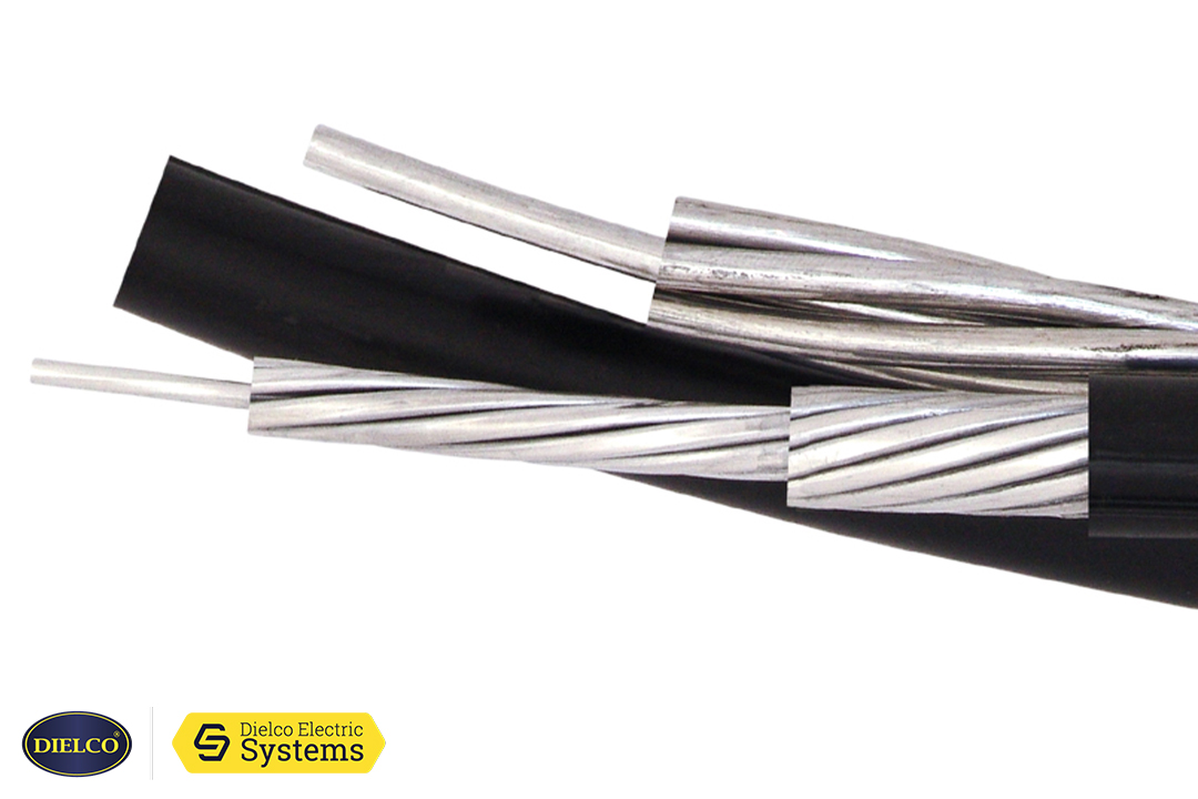 thumbnail image 2 of 100' Brenau 1/0-1/0-2 Triplex Aluminum URD Direct Burial Cable - 600V, 160 Amp 2 of 6